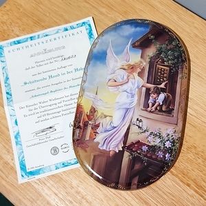 Annaburg Angel Wall Hanging Plate "Helping Hand on High"